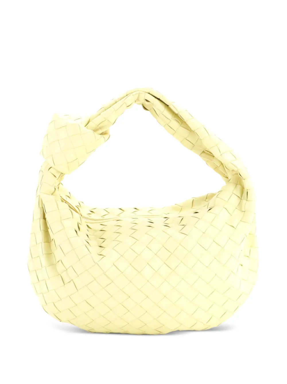 Bottega Veneta Pre-Owned Mini BV Jodie Intrecciato Beuteltasche - Gelb