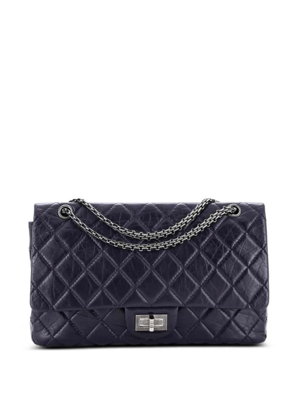 CHANEL Pre-Owned Reissue 2.55 Flap Bag Quilted Aged Calfskin 227 shoulder bag - Purple