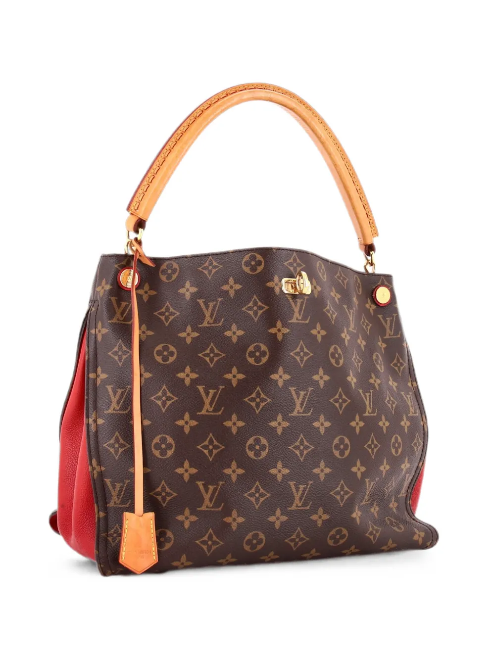Louis Vuitton Pre-Owned Gaia Monogram Canvas-Beuteltasche - Braun