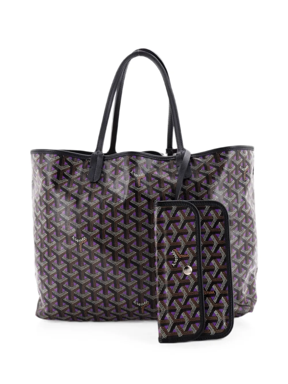 Goyard Pre-Owned Saint Louis Claire Voie Coated Canvas PM tote bag - Purple