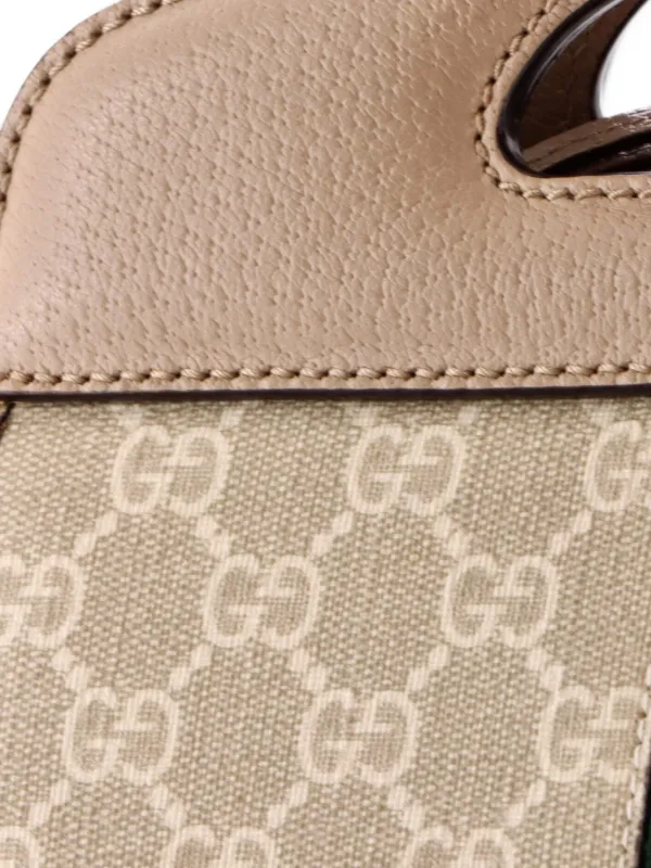 Gucci Pre-Owned オフィディア カットアウト ハンドルバッグ GG