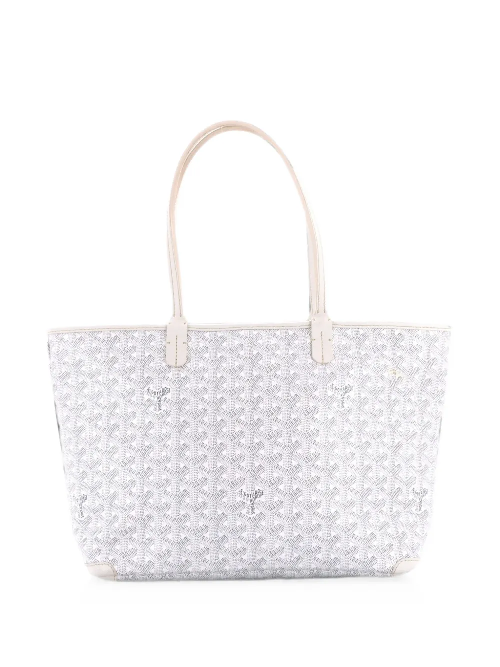 Goyard Pre-Owned Borsa tote Artois PM in tela cerata - Bianco
