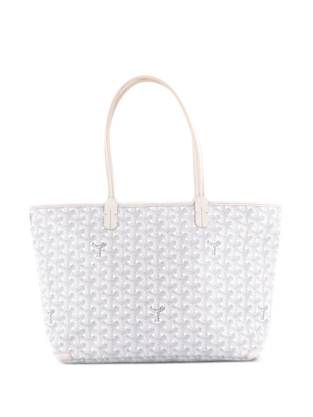 Goyard Pre-Owned Borsa tote Artois PM in tela cerata - Bianco