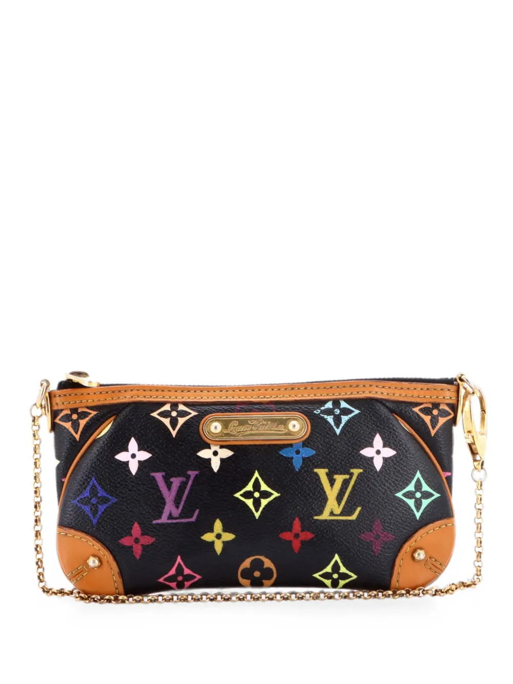 Louis Vuitton Pre-Owned Clutch Milla Pochette Monogram Multicolor MM - Nero