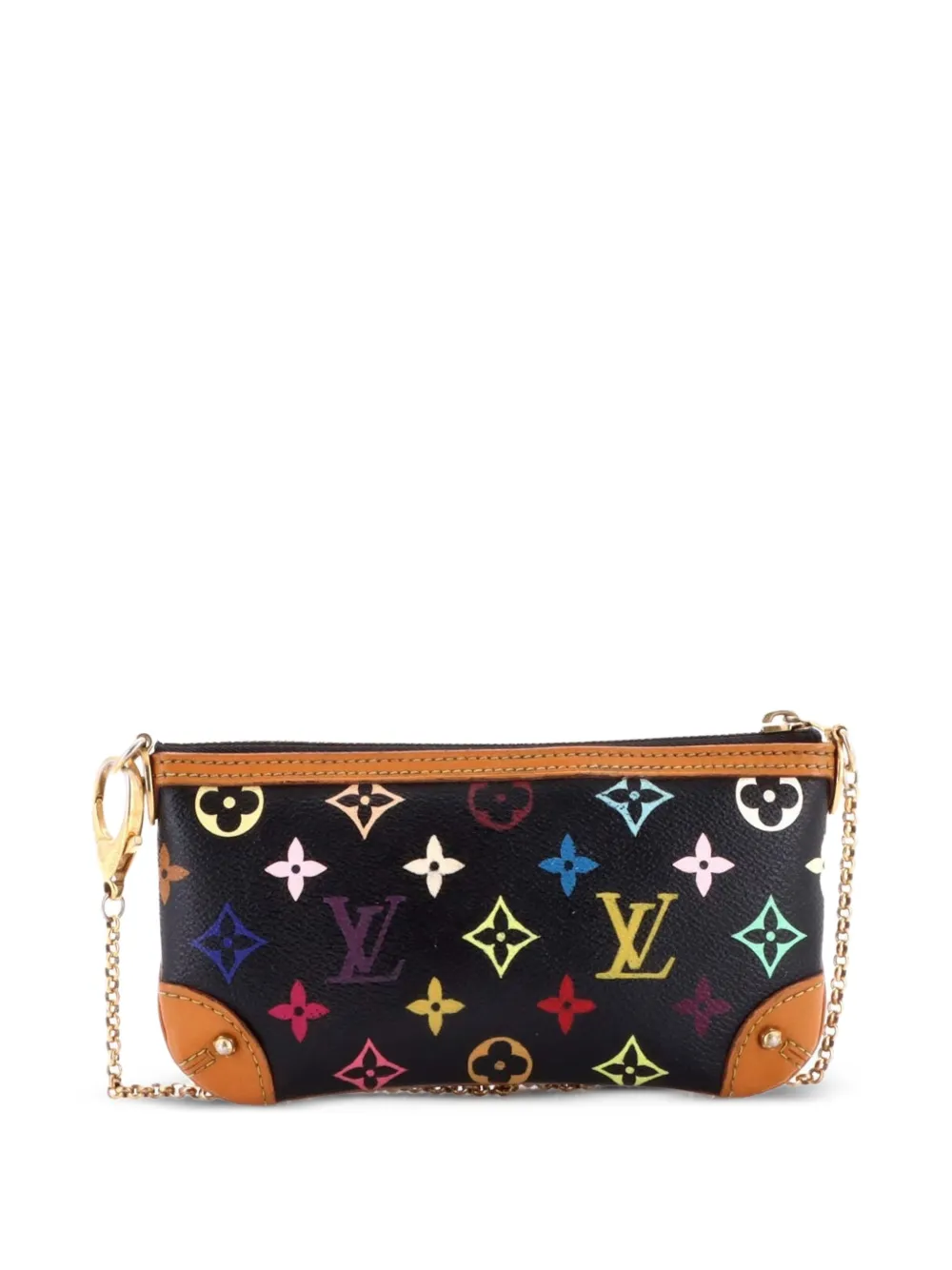 Louis Vuitton モノグラム クラッチバッグ ポシェットミラMM Louis Vuitton Pre-Owned ミラ ポシェット モノグラム マルチカラーMM