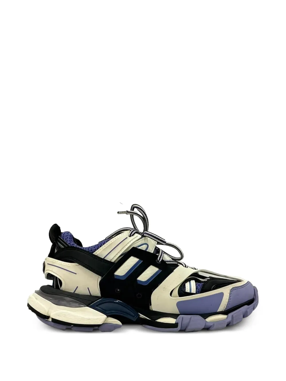Balenciaga Pre-Owned Track lace-up fastening sneakers - Nude