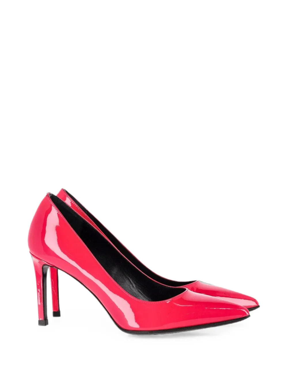 Saint Laurent Pre-Owned Pumps a punta in pelle verniciata - Rosa
