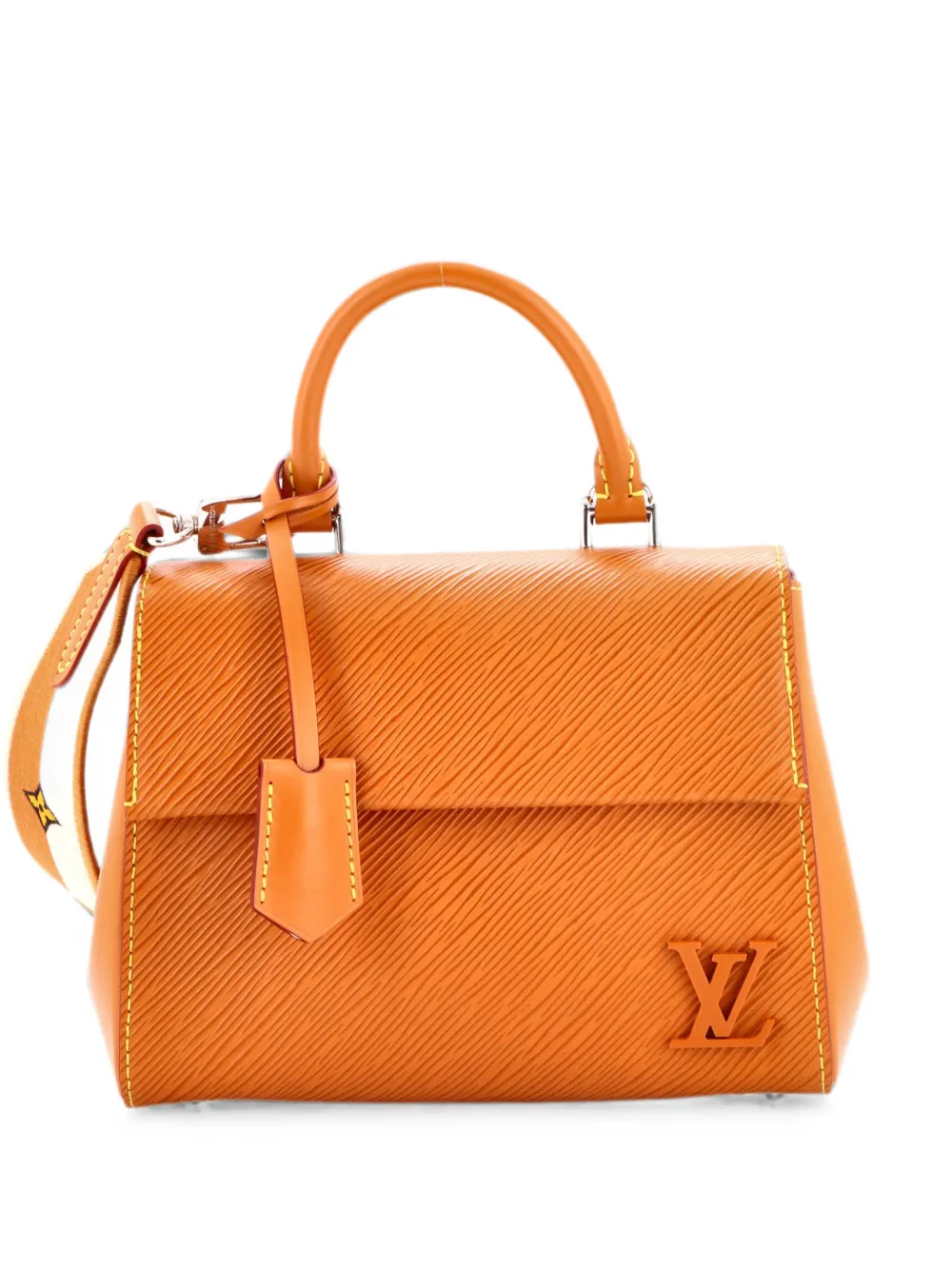 Louis Vuitton Pre-Owned Cluny Top Handle Bag Epi Leather Mini satchel - Braun