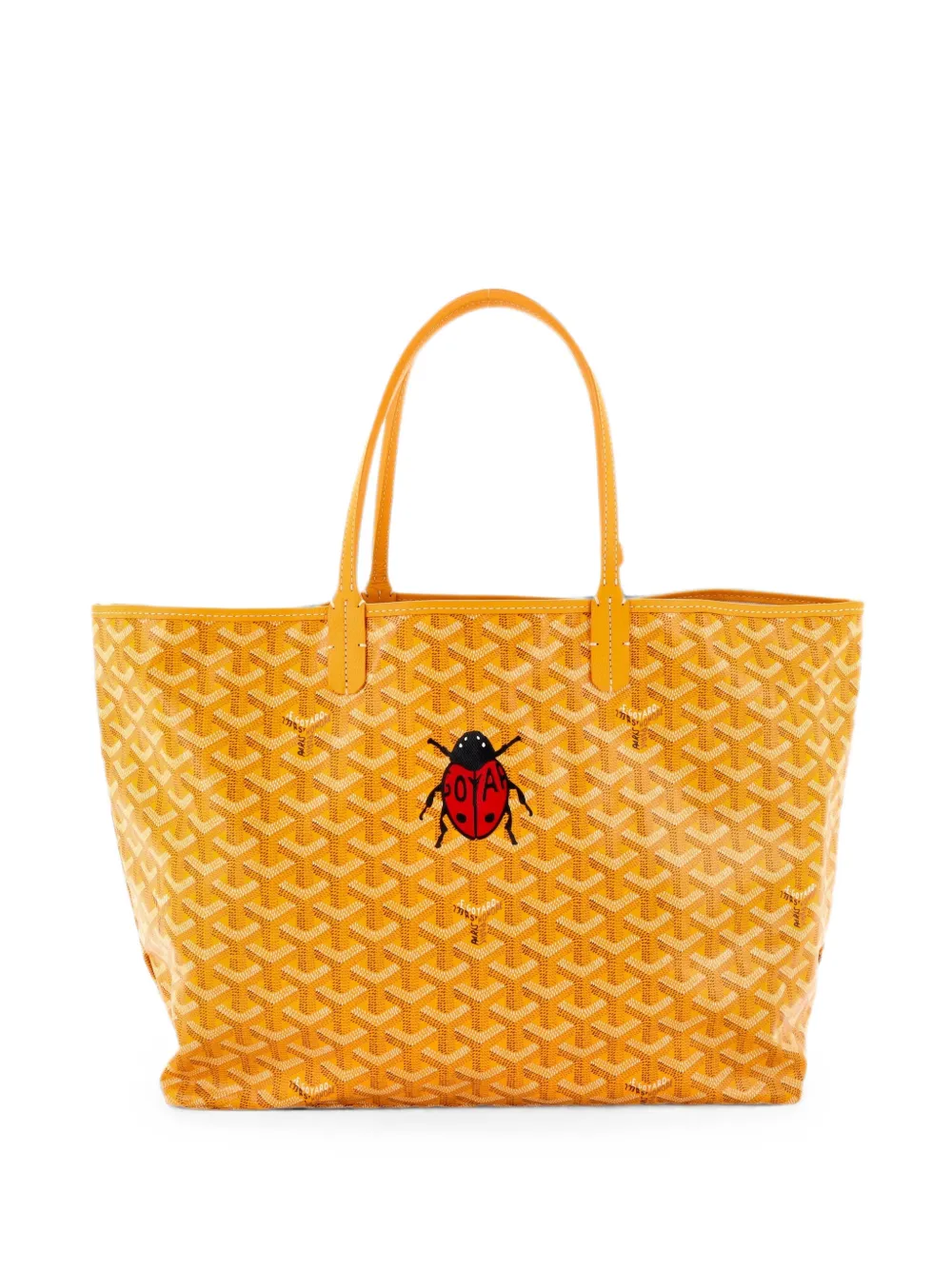 Goyard Pre-Owned Borsa tote Saint Louis PM in tela cerata con stampa - Giallo
