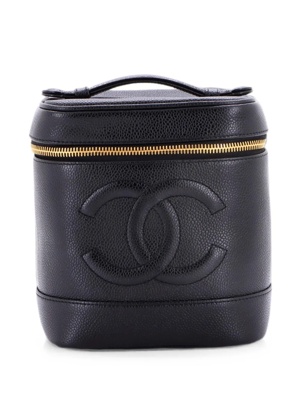 CHANEL Pre-Owned Trousse make up Timeless in pelle Caviar - Nero