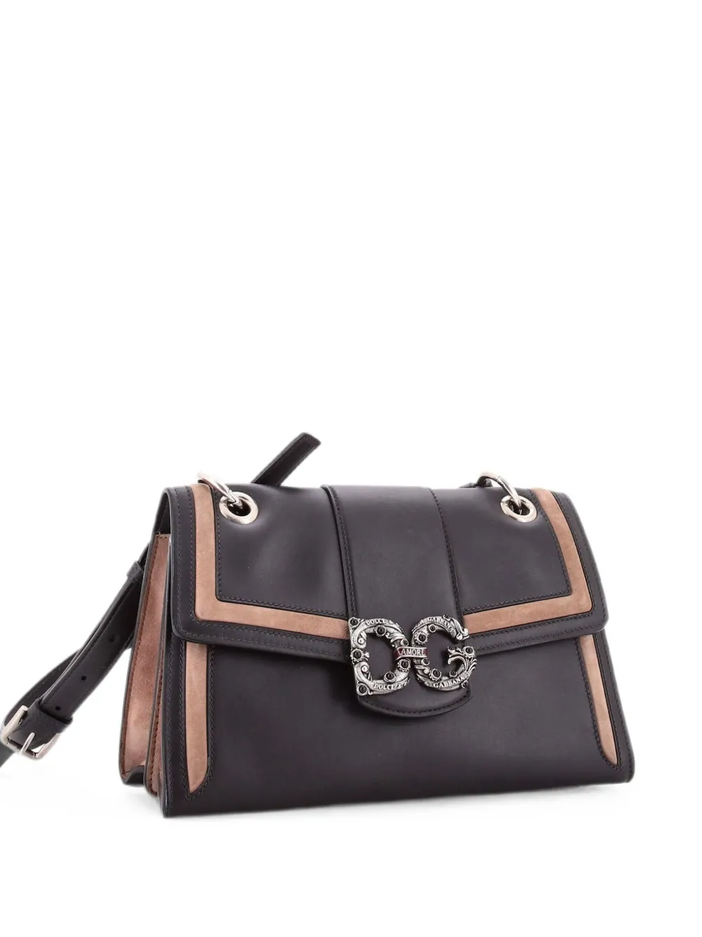 Dolce & Gabbana Pre-Owned Borsa a spalla Amore piccola - Nero