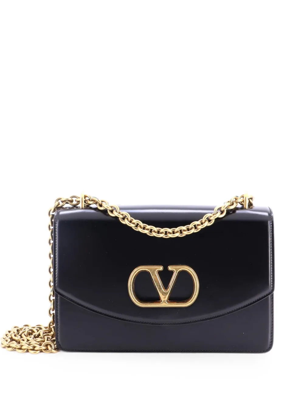 Valentino Garavani Pre-Owned Borsa a spalla VLogo piccola - Nero