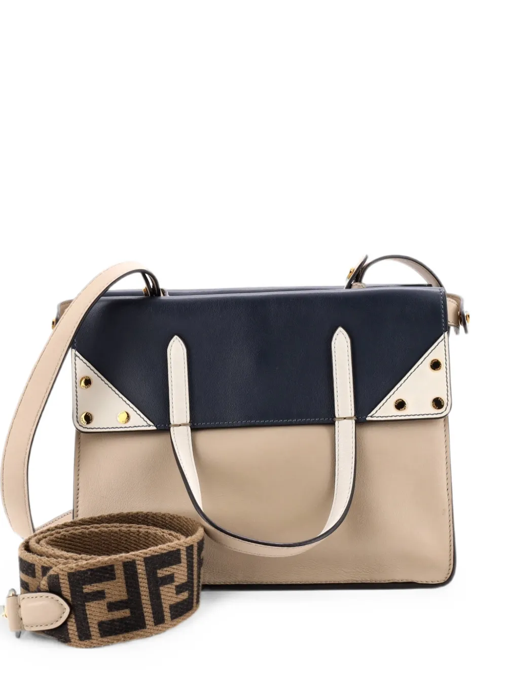 Fendi Pre-Owned Borsa tote Flip piccola in pelle - Multicolore