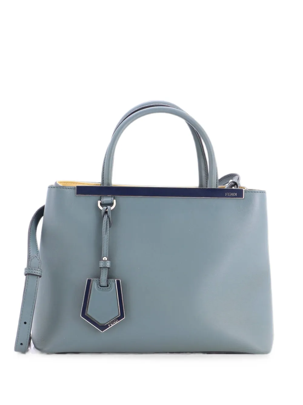 Fendi Pre-Owned Borsa a tracolla 2Jours Petite in pelle - Verde