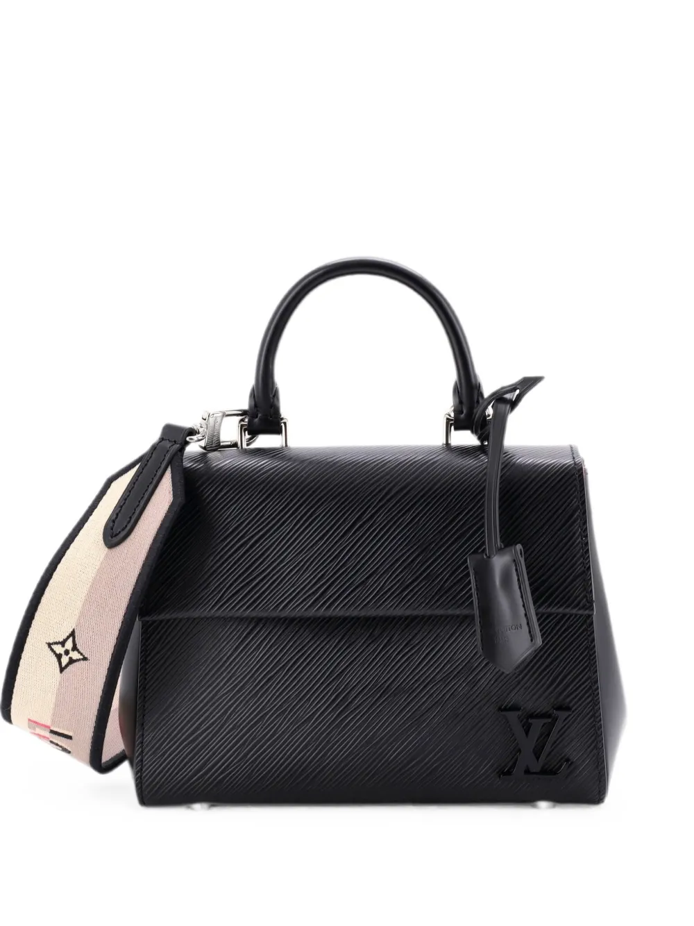 Louis Vuitton Pre-Owned Borsa a mano Cluny mini in pelle Épi con manico - Nero
