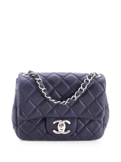 CHANEL Pre-Owned Square Classic Single Flap Bag Quilted Lambskin Mini crossbody bag