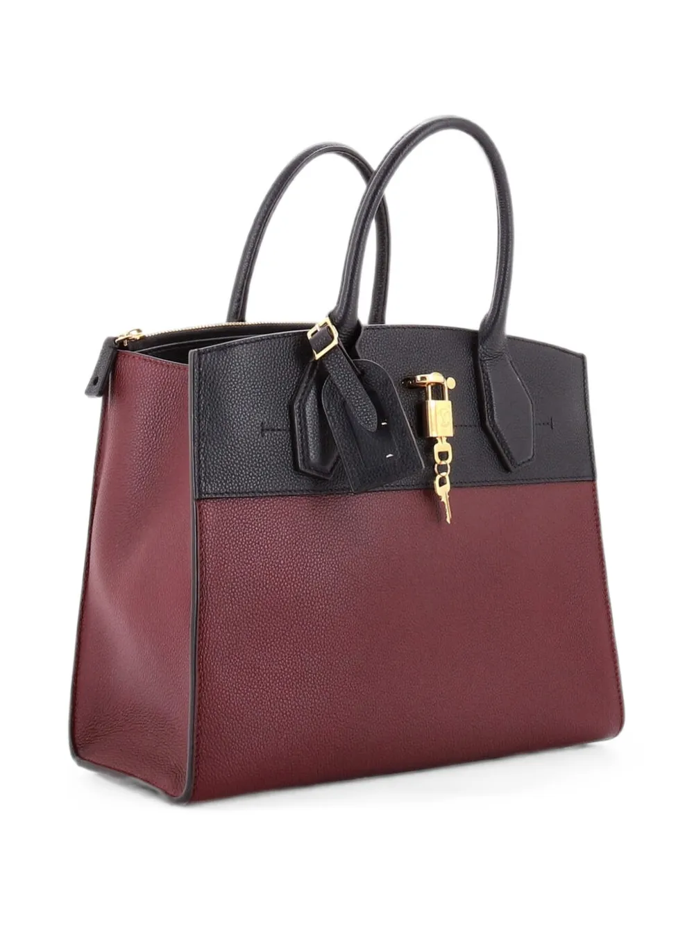 Louis Vuitton Pre-Owned Borsa tote City Steamer MM in pelle - Nero