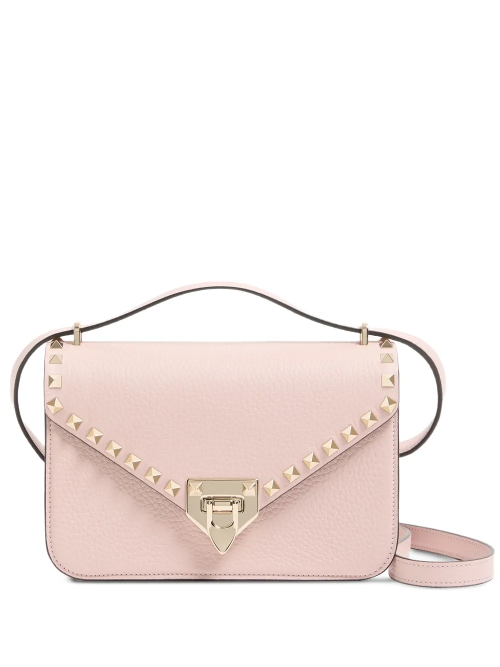 Valentino Garavani Garavani Rockstud small shoulder bag in grainy calfskin · OS
