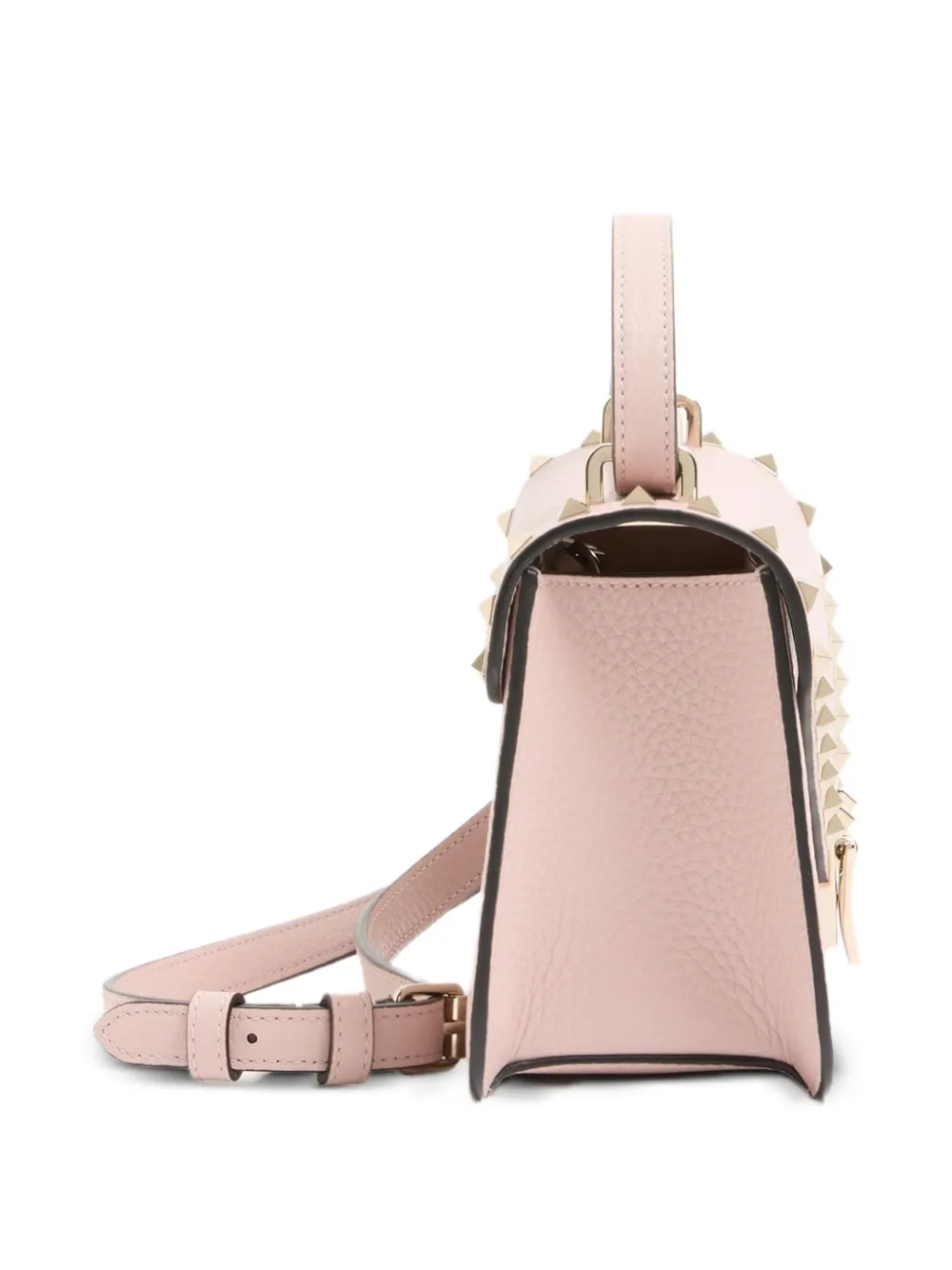 Valentino Garavani Kleine Rockstud leren schoudertas Roze