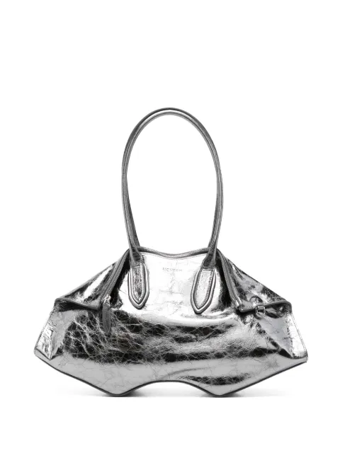 Alexander McQueen Manta metallic shoulder bag