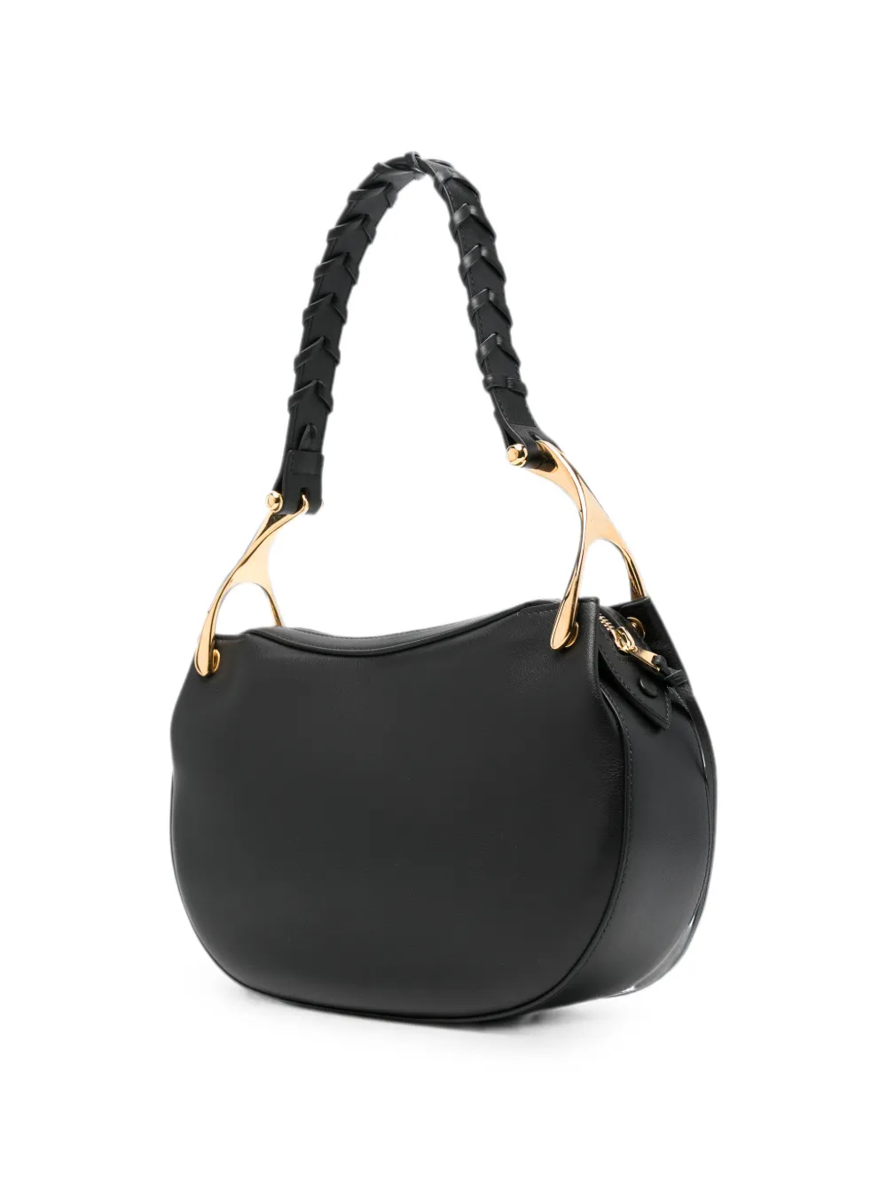 Alexander McQueen Wishbone schoudertas Zwart