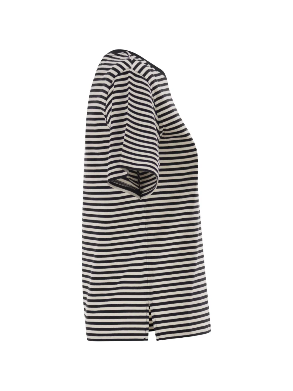 Weekend Max Mara T-shirt met geborduurd logo Zwart