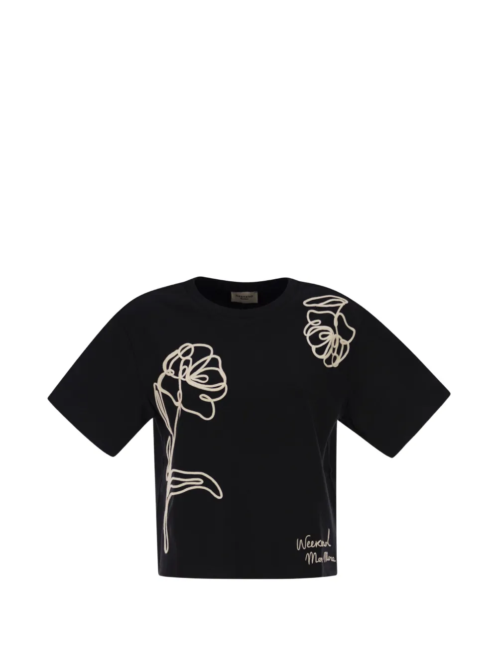 Weekend Max Mara graphic-print T-shirt - Nero