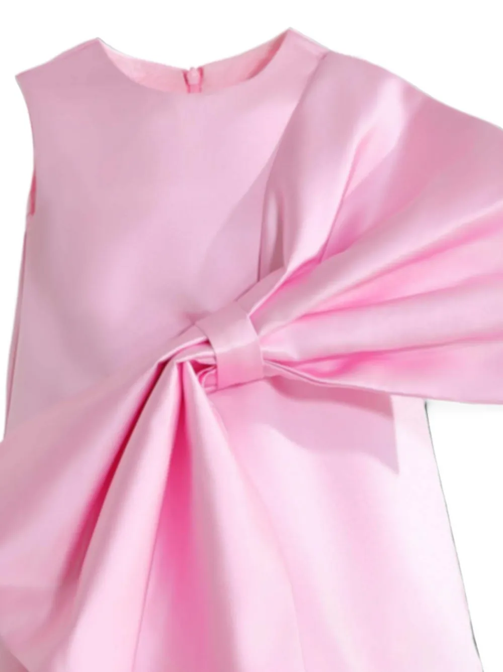 Tulleen Dahlielle jurk met strik-detail en ruches Roze