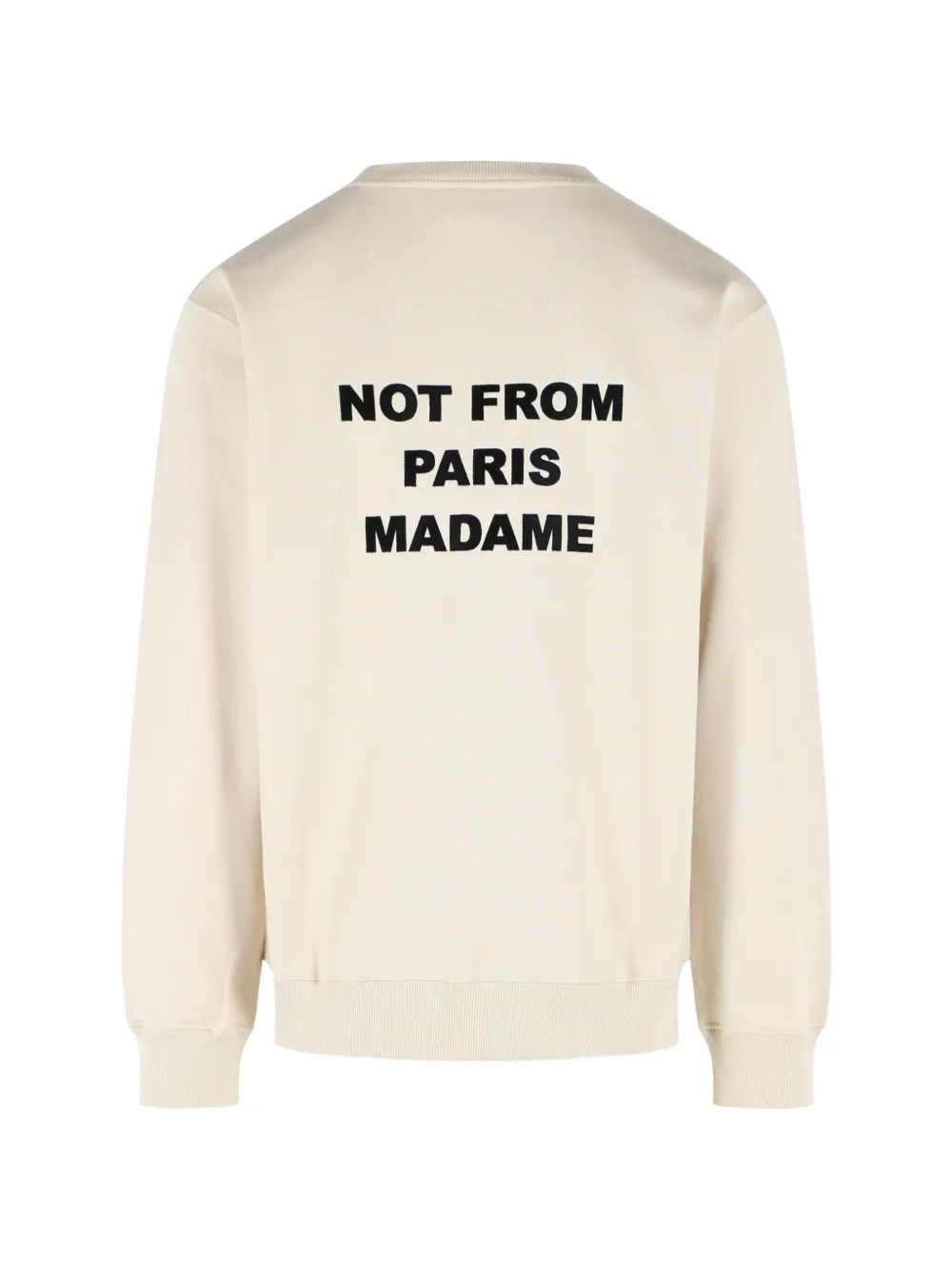 Drôle De Monsieur Sweater met korte mouwen en lange mouwen Beige