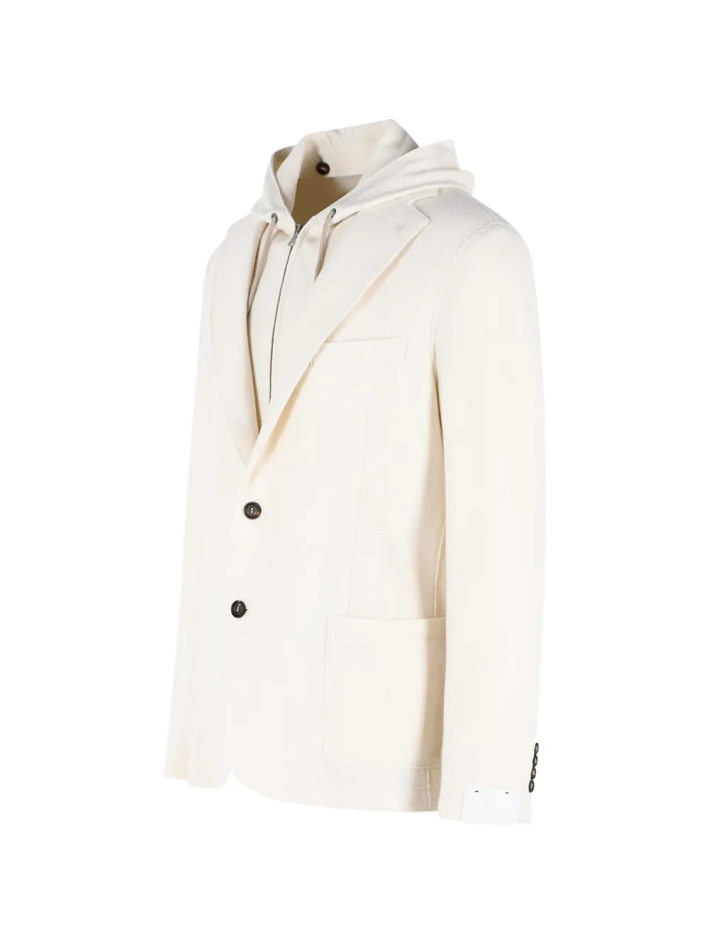 Eleventy Jack met enkele rij knopen Beige