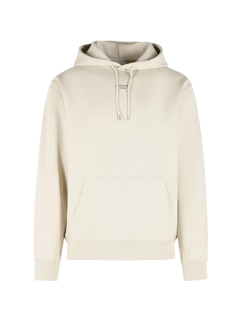 Drôle De Monsieur drawstring slogan-print hoodie - Toni neutri