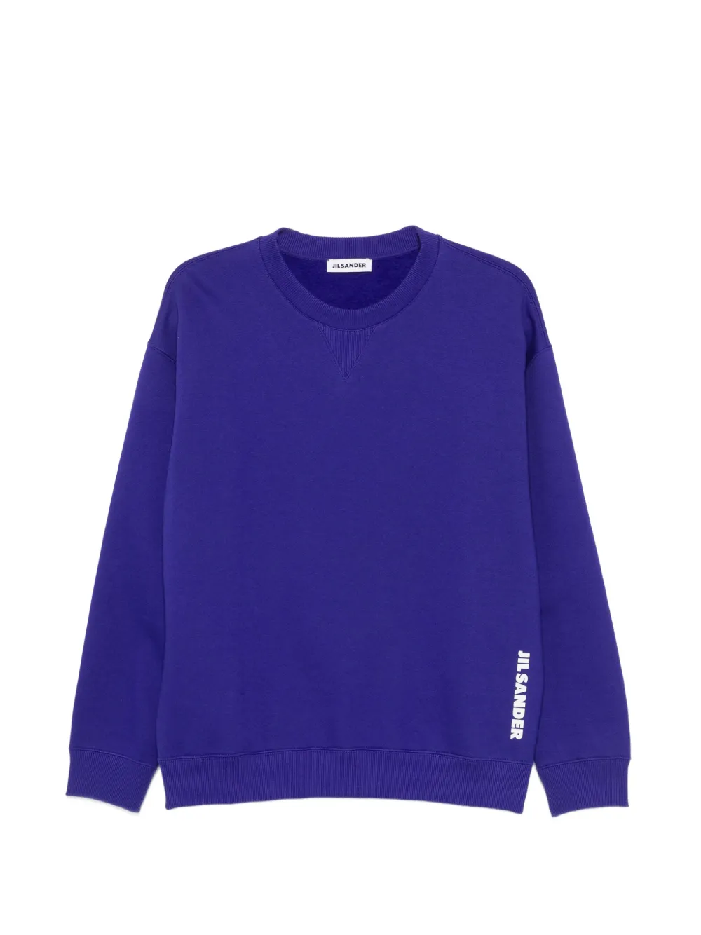Jil Sander logo-print sweatshirt - Blu