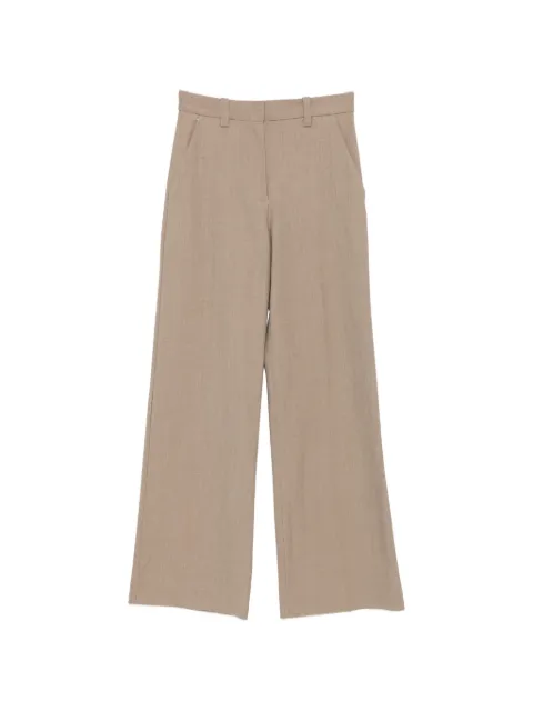 Maje pressed-crease trousers