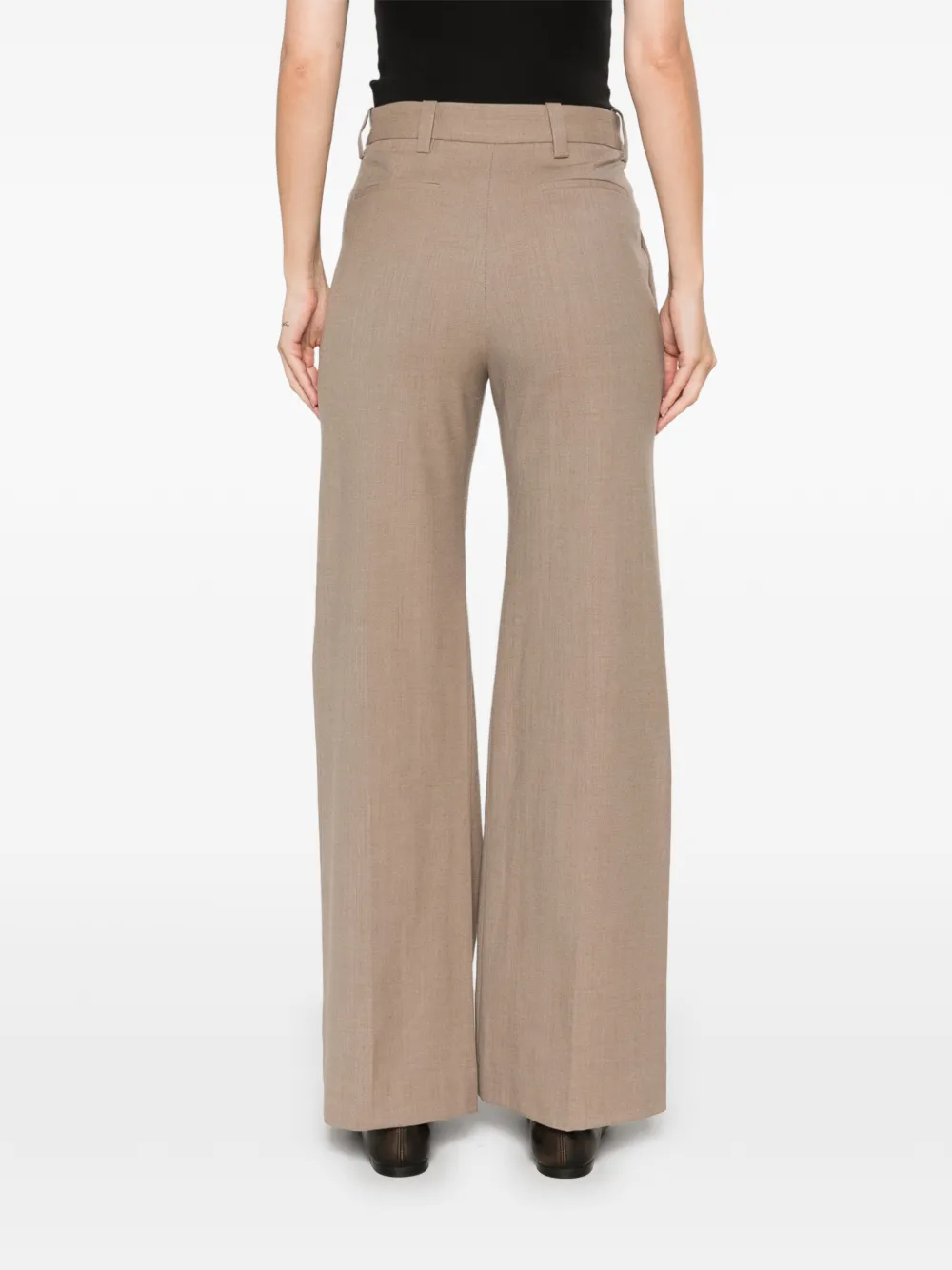 Maje Geplooide broek Beige