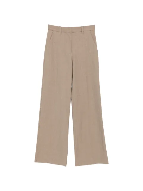 Maje pressed-crease trousers