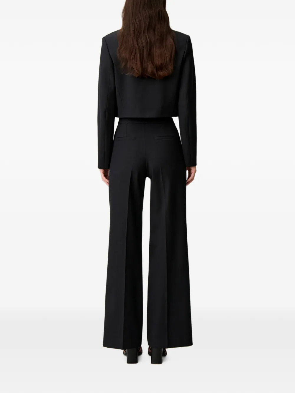 Claudie Pierlot Broek met wijde pijpen Zwart