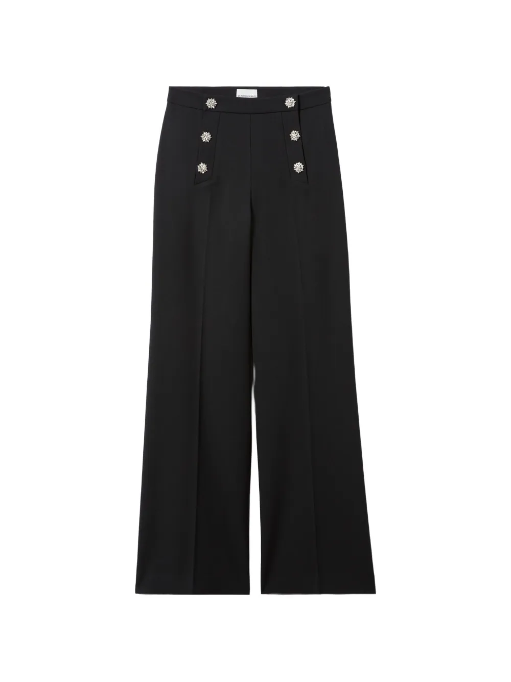 Claudie Pierlot Broek met wijde pijpen Zwart