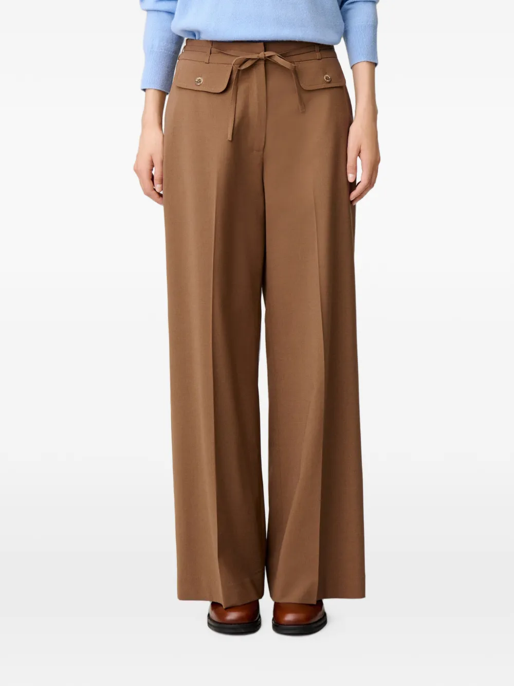Claudie Pierlot Slim-fit broek Bruin