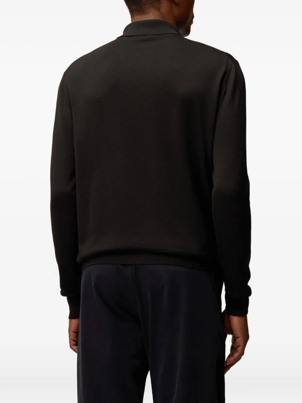 RETORI Poloshirt met knopen Zwart