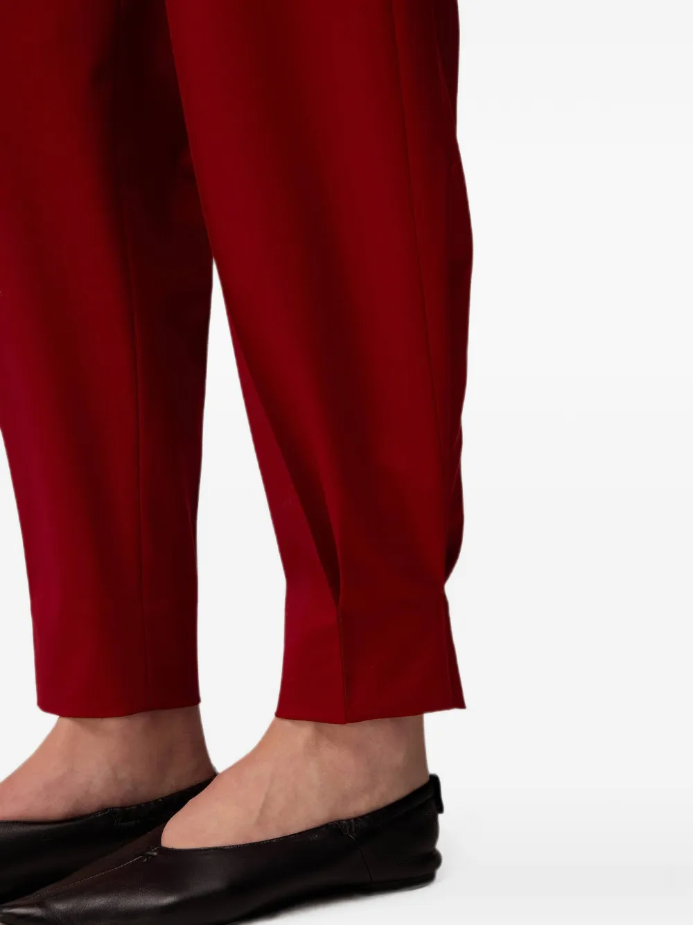 RETORI Broek met barrelpijpen Rood
