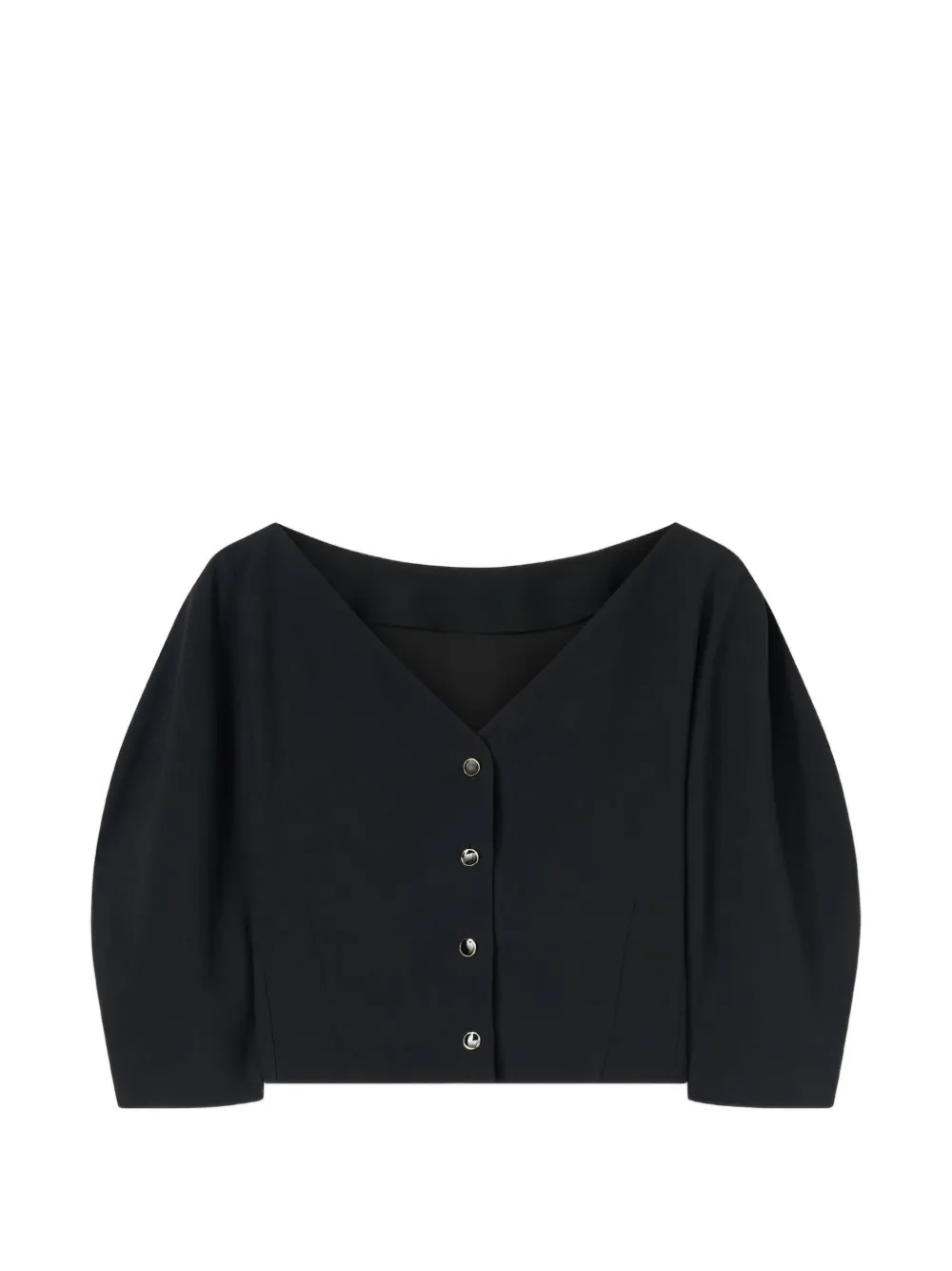 RETORI buttoned-back blouse - Nero