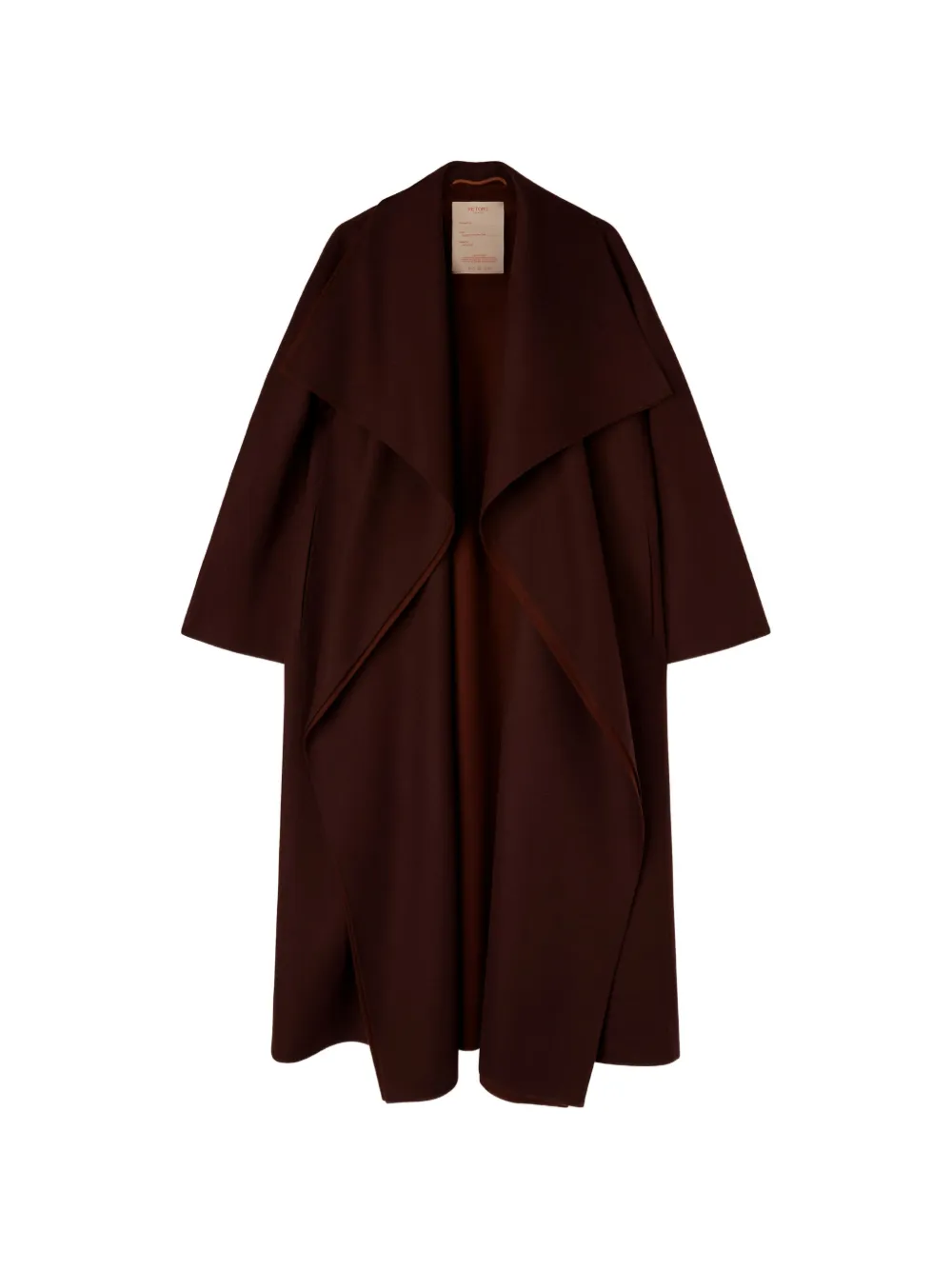 RETORI shawl-collar coat - Marrone