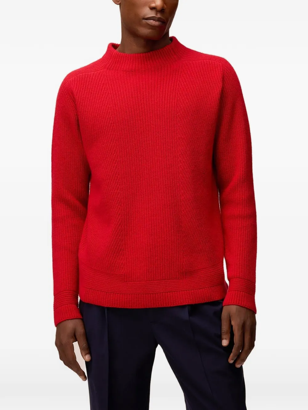 RETORI Trui met ronde hals Rood