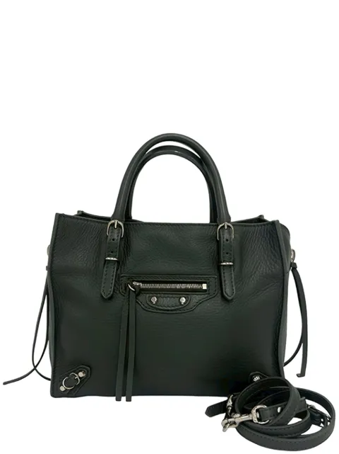 Balenciaga Pre-Owned 2018-2026 Mini Leather Papier A4 Zip Around satchel