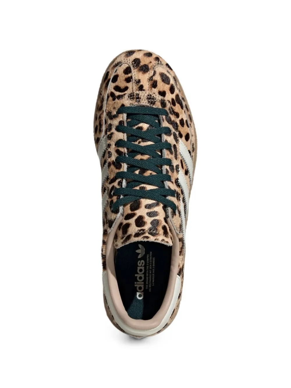 adidas Handball Spezial leopard-print sneakers Beige