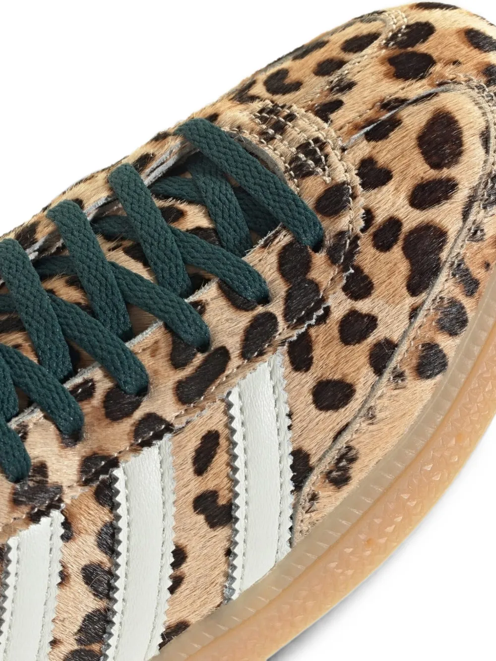 adidas Handball Spezial leopard-print sneakers Beige
