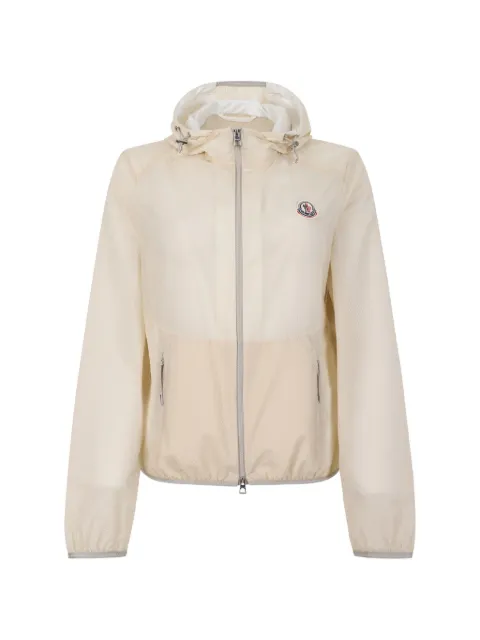 Moncler Edasic logo-patch hooded jacket