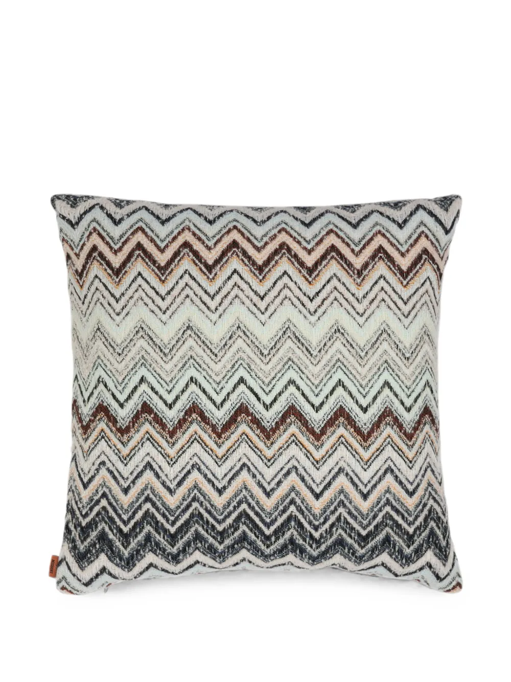 Missoni Home Forest zigzag-knit cushion - Blu