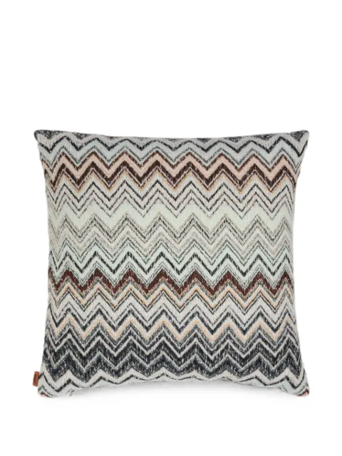 Missoni Home Forest zigzag-knit cushion