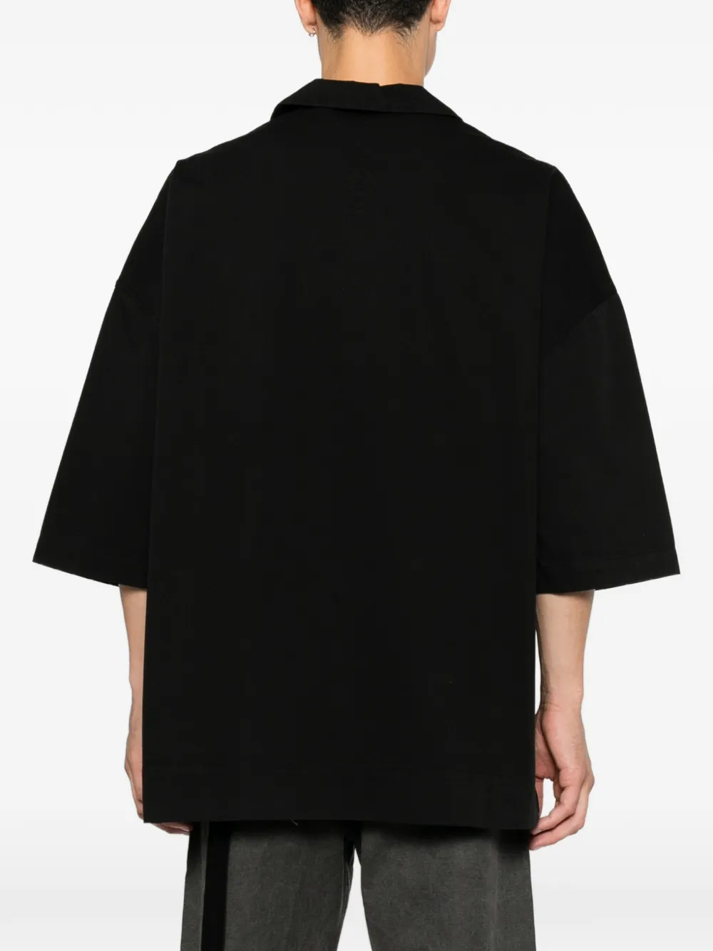 Rick Owens DRKSHDW Overhemd met korte mouwen Zwart